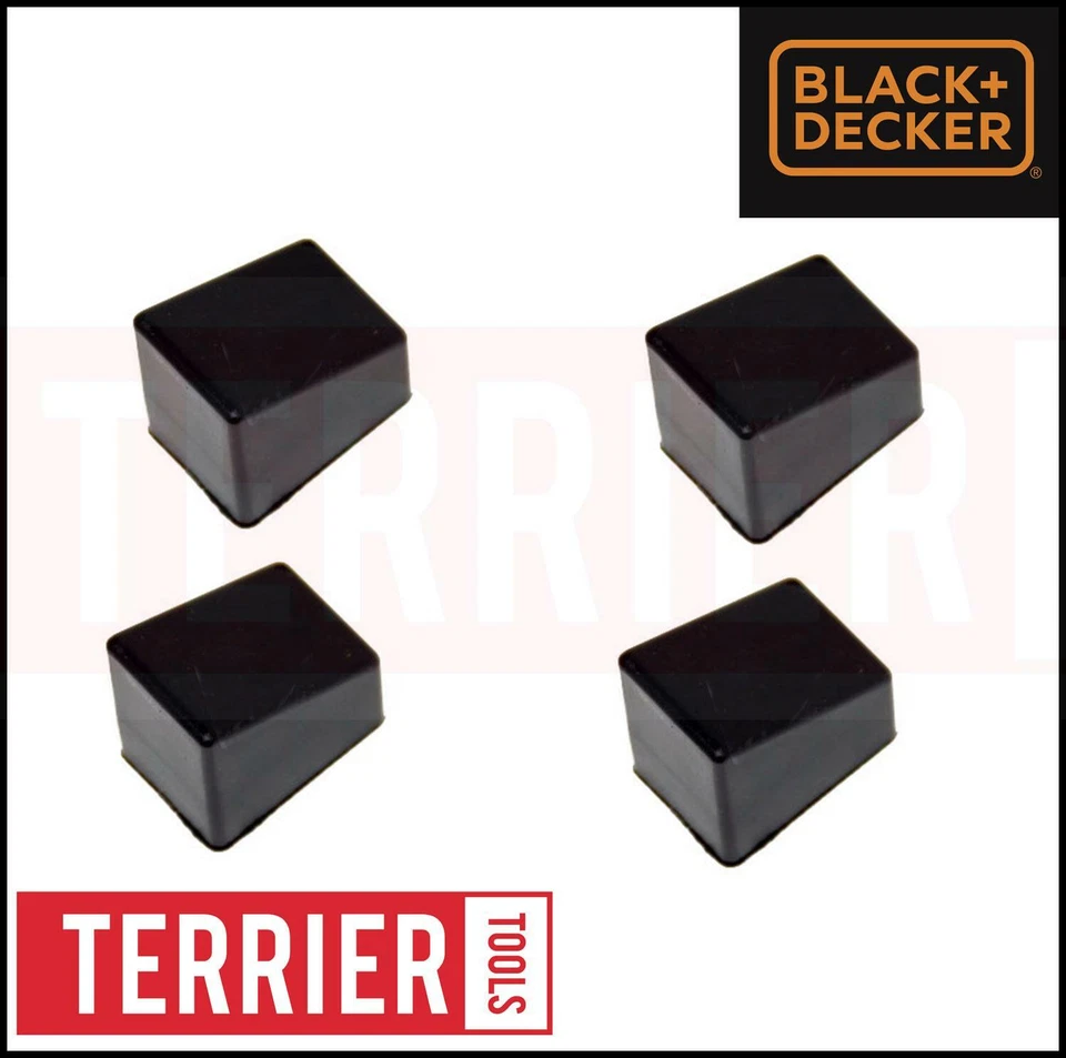 4 x Genuine Black & Decker Workmate Rubber Foot Feet Fits: WM300 WM301 X40000