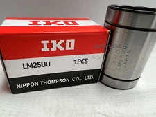 IKO LM25UU Linear Ball Bearing, Single, LM Series 25mm X 40mm X 59mm NEW