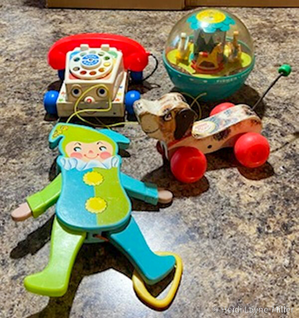 Fisher Price Vintage Toys 165 Chime Ball 693 Snoopy 145 Jumping Jack