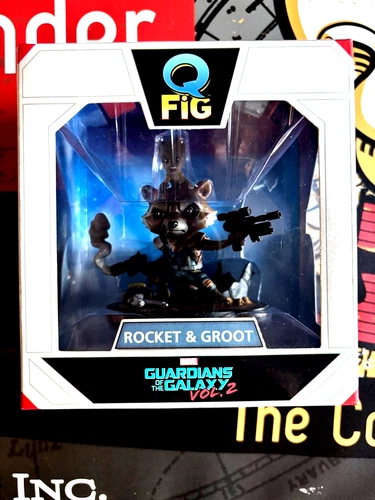 Q FIG MX DIORAMA MARVEL ROCKET & GROOT EXCLUSIVE ACTION FIGURE NEW IN BOX
