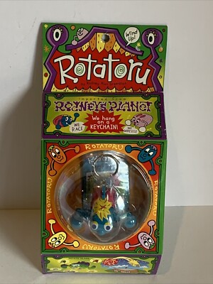 Rotatoru Rodney Alan Greenblat Key Chain Ro-tim Wind Up Rodney's