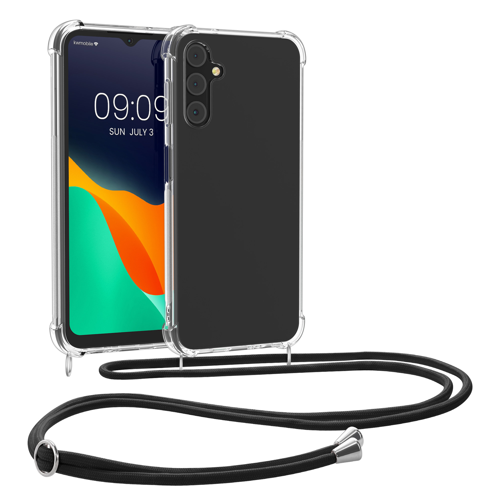 Hülle für Samsung Galaxy A15 5G mit Umhängekette Handy Cover Case Schutzhülle 
