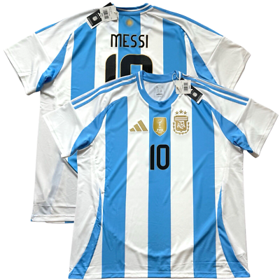 2024/25 Argentina Home Jersey #10 Messi 2XL Adidas Copa America