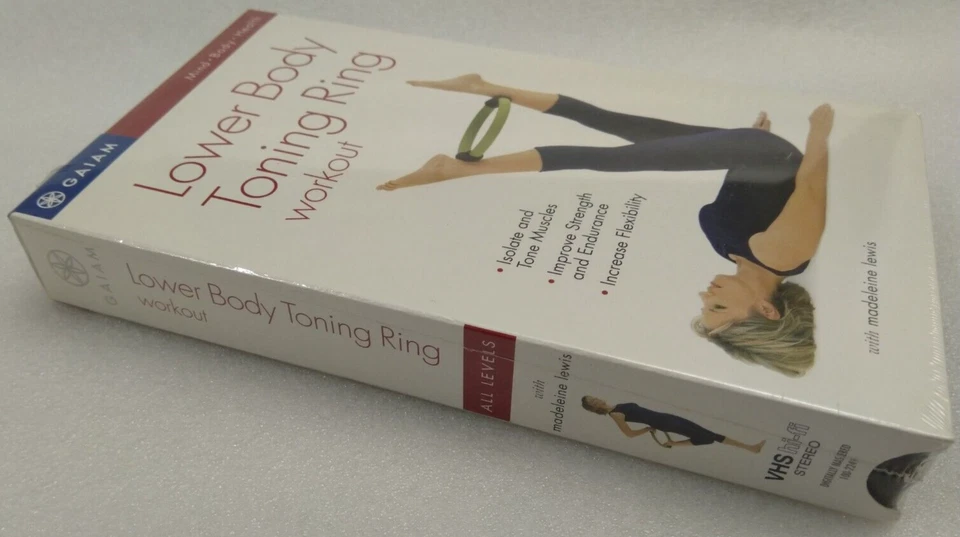 VHS Lower Body Toning Ring Workout With Madeline Lewis (VHS, 1997, GAIAM) - NEW - Image 3 of 4