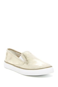 sperry metallic slip on