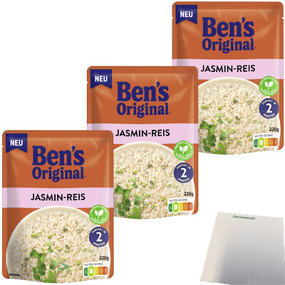 Ben's Original Express Jasmin-Reis 3er Pack 3x220g Packung usy Block