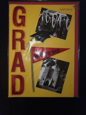 Papyrus 3D Adorable  Graduation  Card 