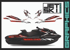 SEADOO RXP RXP-X 300 triple black graphics kit decals stickers set vinyl wrap