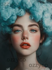 Printable Wall Art - Digital Photo Portrait, Abstract Wall Print-First Home Gift