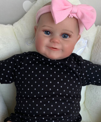 Lifelike Reborn Baby Dolls 20in Toddler Sweet Smile Real Life Baby Doll Newborn