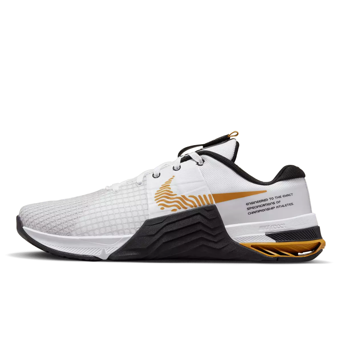 Nike Metcon 8 Men Training Shoes White Gold Black open box