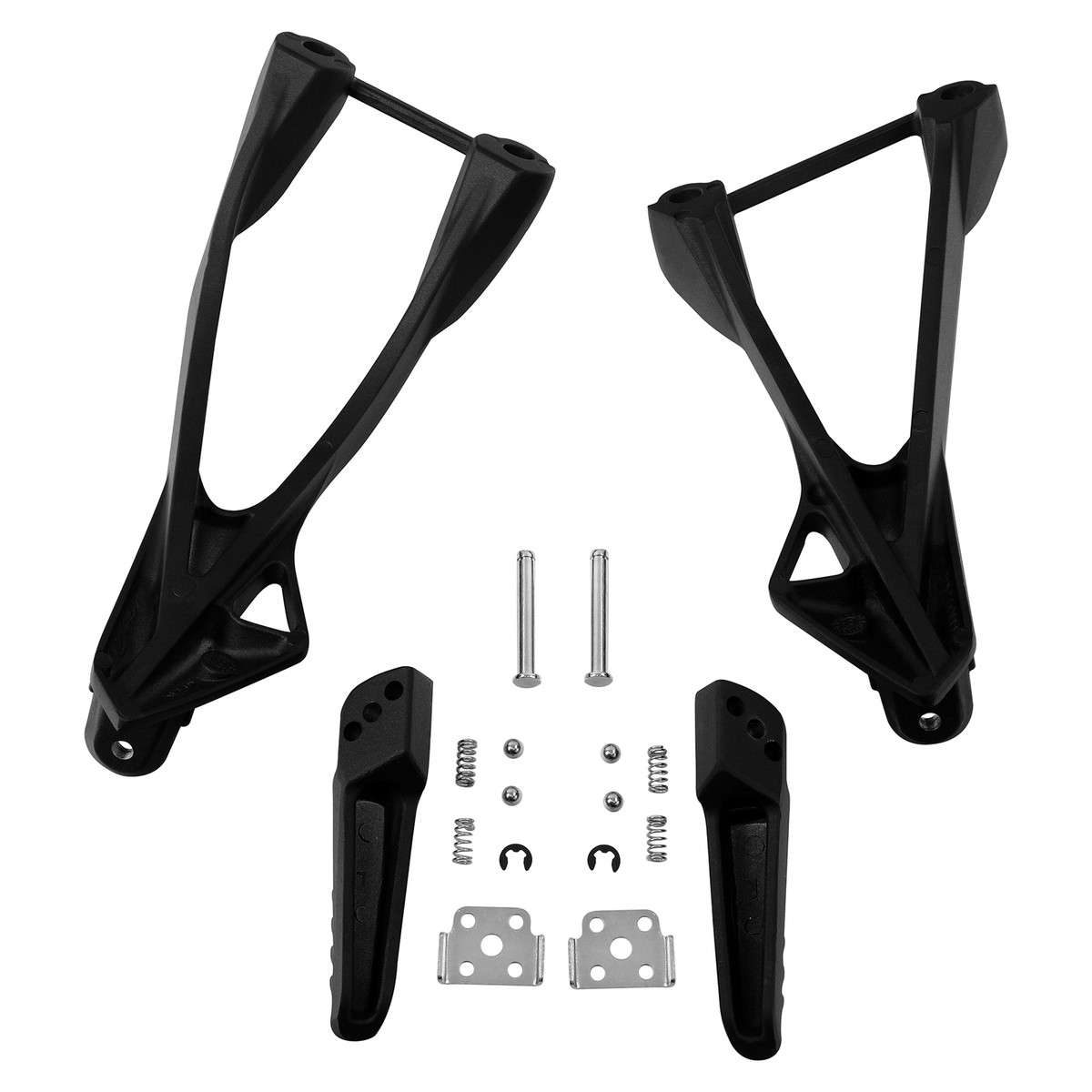 Passenger Footrests Footpegs Fit For Kawasaki Ninja ZX6R ZX