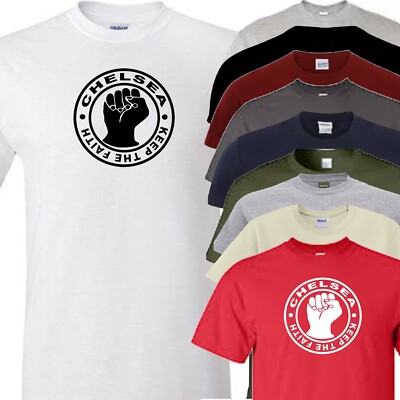 Chelsea T-Shirt Keep The Faith Neuheit Fußball Design