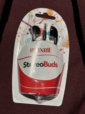 Maxell Stereo Buds Ohrhörer, schwarz NEU