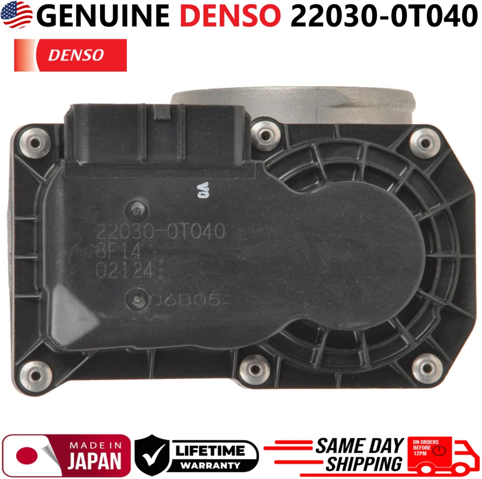 Cuerpo de acelerador GENUINO para Toyota Corolla Matrix Vibe 2009-2011 1,8 L, 22030-0T040 Foto 4 de 4