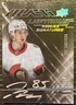 2022-23 UD SPx Jake Sanderson Black Lustrous Rookie Signatures /199 #LS-SA