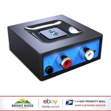 Bluetooth Music Receiver for Stereo Systems, Supports RCA and 3.5mm Connections