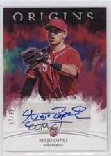 2022 Panini Chronicles Origins Signatures Red /99 Alejo Lopez #OS-LO Auto 0rd2