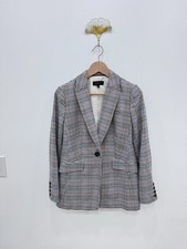 Talbots Jacket Women Wool Blend Button Blazer Office Career Preppy Sz 2