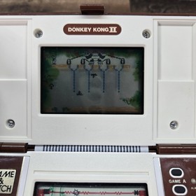 Nintendo Game & And Watch Donkey Kong II 2 1983 Multi Screen Console JR-55 Works