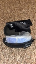 Oakley Radar EV Cycling Sunglasses Wraparound Blue Mirrored Lens White Frame