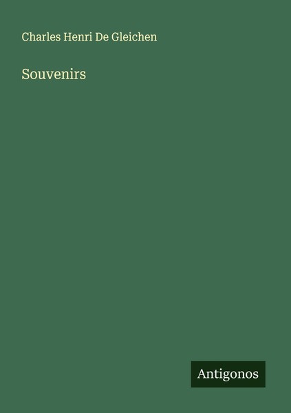 Souvenirs Charles Henri De Gleichen-image