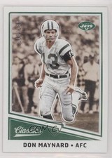 2017 Panini Classics Legends Red Back 116/299 Don Maynard #166 HOF 2qw