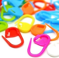 100PC Mix Color Knitting Stitch Counter Crochet Locking Stitch Markers,