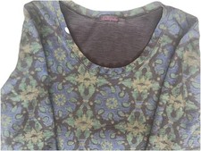 Women's Fresh Produce Tunic Style Dress 3/4 Sleeve Slip-On Size Small EUC