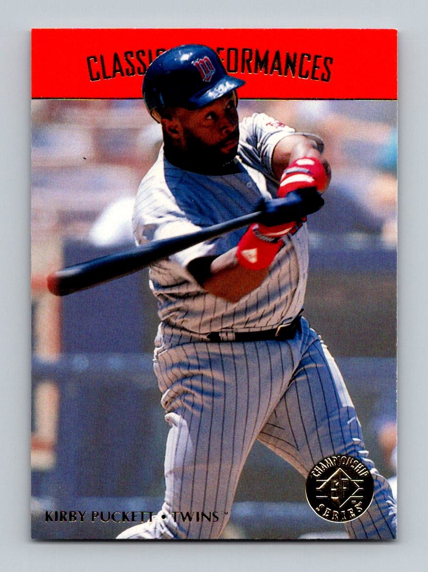 1995 SP Championship #CP8 Kirby Puckett Classic Performances