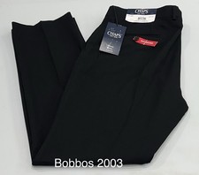 Chaps Men's Classic Fit Suit Trouser, Black, Size 36X34