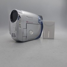 Canon DC210 Handheld DVD-RW Camcorder Silver Tested