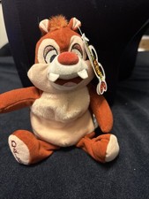 Disney Beanie Mini Bean Bag Plush-Chip  Dale-7" Tall-NWT-Disney Store