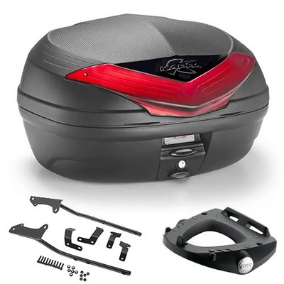 KAPPA Bauletto K466N Schwarz 46L MONOLOCK + Honda Hornet 600 ABS Stave 2007 2008