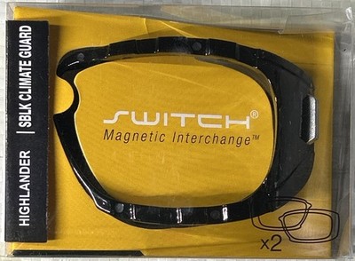 Switch Magnetic Interchange Highlander SBLK Climate Glasses Guard New 