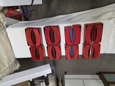 Gilbert Erector 8 Pairs "CS" Wheel Segments With Original Red BOXES