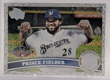  2011 Topps Update Prince Fielder Diamond Anniversary Silver #US21