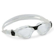 Aqua Sphere Kayenne Clear Lens Swim Goggles, Translucent/Black, 197000