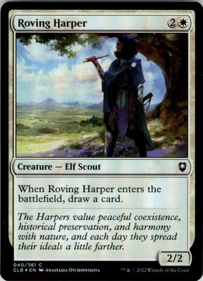 2022 Commander Legends: Battle for Baldur's Gate Roving Harper Draft