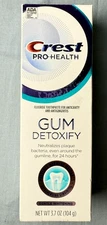 Crest Pro-Health GUM DETOXIFY Fluoride Toothpaste Whitening 3.7 oz Exp 6/26
