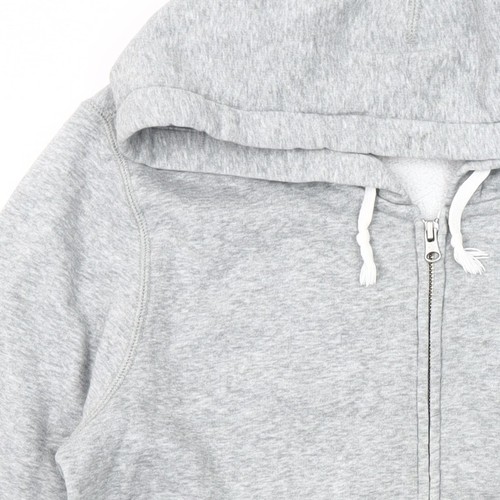Converse Men's Grey Hooded Jacket 2XL Fleece Casual - Picture 10 of 12