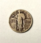 1929 (P) Standing Liberty 90% Silver Quarter - Circulated - Actual Coin