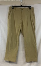 Eddie Bauer Men's Tan Straight Leg Chino Pants Trousers Size 35x30 NWT