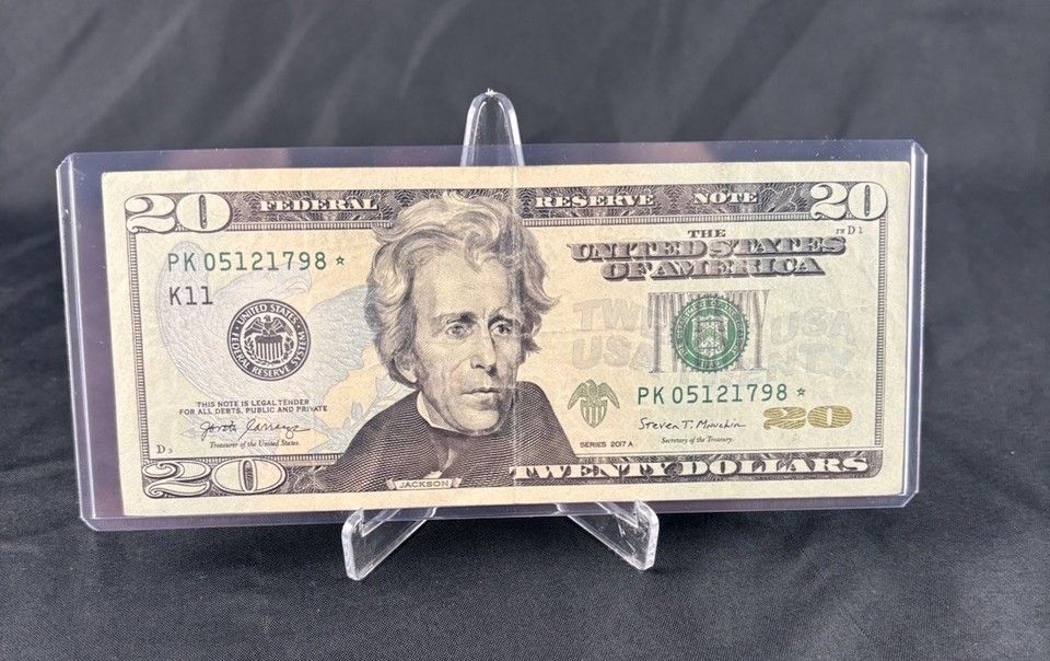 $20 Star Note 2017 Rare Serial Numbers | eBay