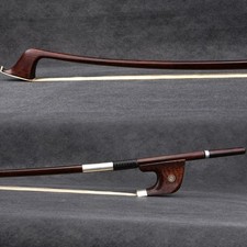 Master German Style Antique Snakewood Double Bass Bow 3/4 Parisan eye Stiff 158g