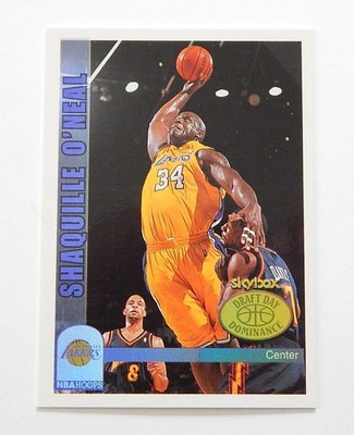 1999-00 Hoops Decade Draft Day Dominance Shaquille O'Neal #DD4 Lakers
