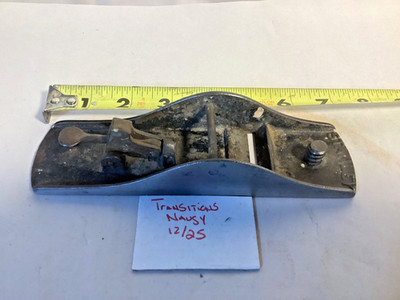 Vintage Stanley #120 block plane carpenter hand tool