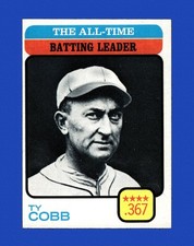 1973 Topps Set-Break #475 Ty Cobb Ldr EX-EXMINT *GMCARDS*