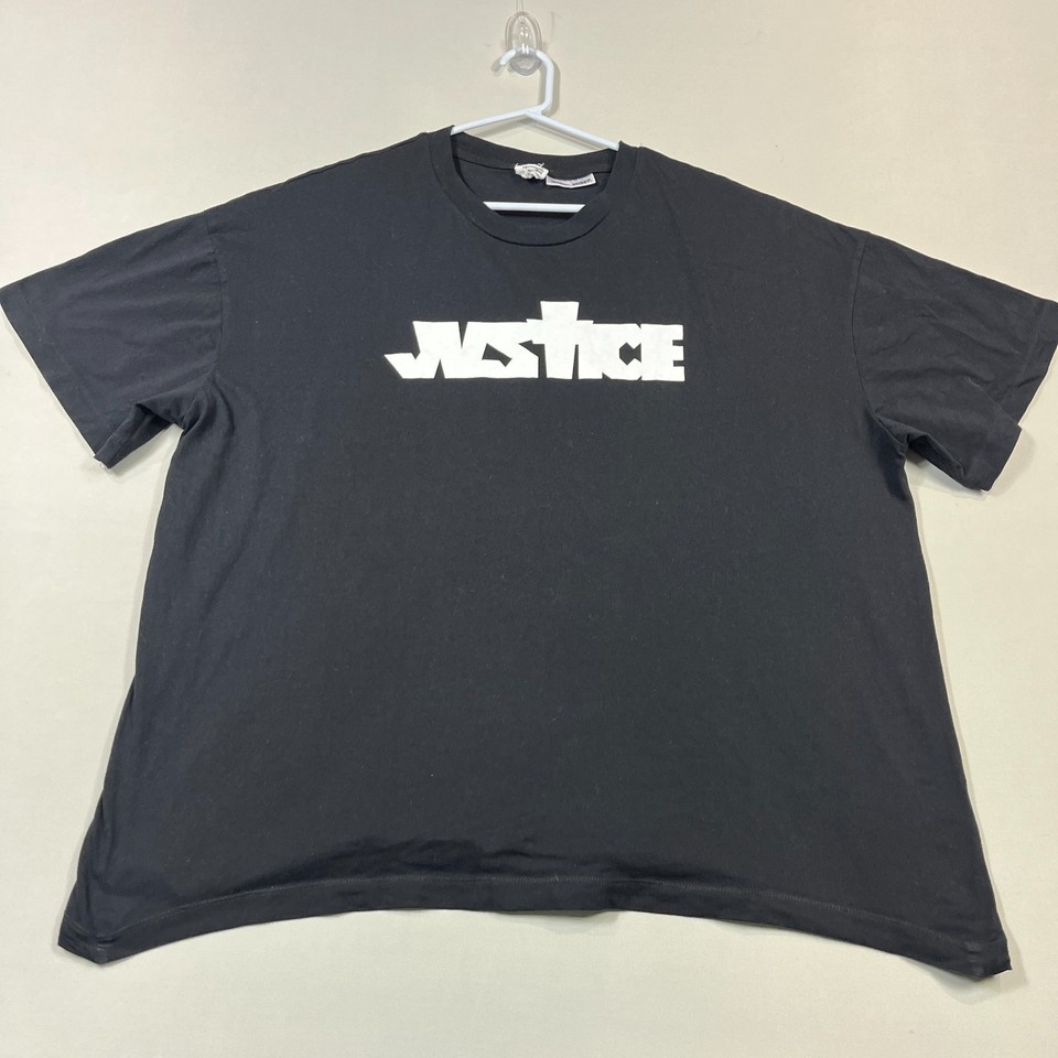Justin Bieber Justice Band T Shirt Music Oversized Tee Womens AU 20