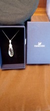 Swarovski Crystal Necklace, Large w/white crystals, New In box Sparkly Beautiful